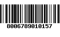 Código de Barras 8006789010157