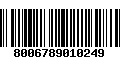 Código de Barras 8006789010249