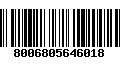 Código de Barras 8006805646018