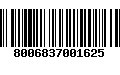 Código de Barras 8006837001625