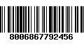 Código de Barras 8006867792456