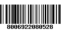 Código de Barras 8006922080528