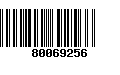 Código de Barras 80069256