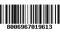 Código de Barras 8006967019613