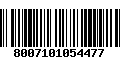 Código de Barras 8007101054477