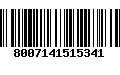 Código de Barras 8007141515341