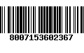 Código de Barras 8007153602367