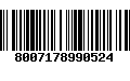 Código de Barras 8007178990524