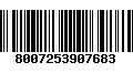 Código de Barras 8007253907683