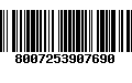 Código de Barras 8007253907690