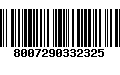 Código de Barras 8007290332325