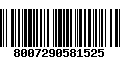 Código de Barras 8007290581525