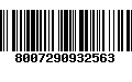 Código de Barras 8007290932563