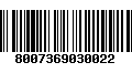 Código de Barras 8007369030022