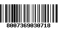 Código de Barras 8007369030718