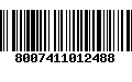 Código de Barras 8007411012488