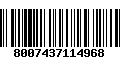 Código de Barras 8007437114968