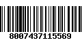 Código de Barras 8007437115569