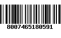 Código de Barras 8007465180591