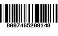 Código de Barras 8007465209148