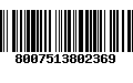 Código de Barras 8007513802369