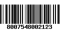 Código de Barras 8007548002123