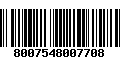 Código de Barras 8007548007708