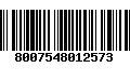 Código de Barras 8007548012573