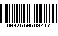 Código de Barras 8007660689417