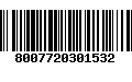 Código de Barras 8007720301532