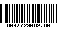 Código de Barras 8007729002300