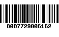 Código de Barras 8007729006162