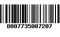 Código de Barras 8007735007207