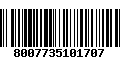 Código de Barras 8007735101707