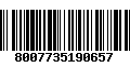 Código de Barras 8007735190657