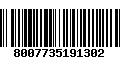 Código de Barras 8007735191302