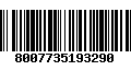 Código de Barras 8007735193290