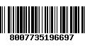 Código de Barras 8007735196697