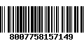 Código de Barras 8007758157149