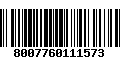 Código de Barras 8007760111573