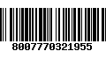 Código de Barras 8007770321955