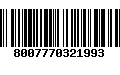 Código de Barras 8007770321993