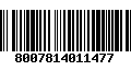 Código de Barras 8007814011477