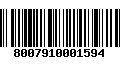 Código de Barras 8007910001594