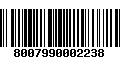 Código de Barras 8007990002238