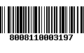 Código de Barras 8008110003197