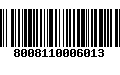 Código de Barras 8008110006013