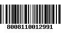 Código de Barras 8008110012991