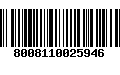 Código de Barras 8008110025946