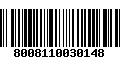 Código de Barras 8008110030148